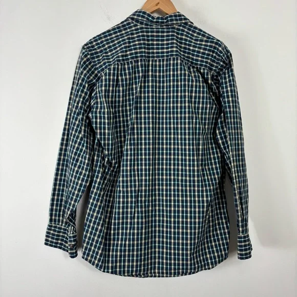 Schmidt Long Sleeve Button Up Mens M Check Plaid Collared Classic Durable Cotton - Picture 4 of 4
